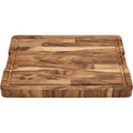 Kivzo End-Grain Acacia Cutting Board 16 x 11 Inch with Juice Groove - Product view