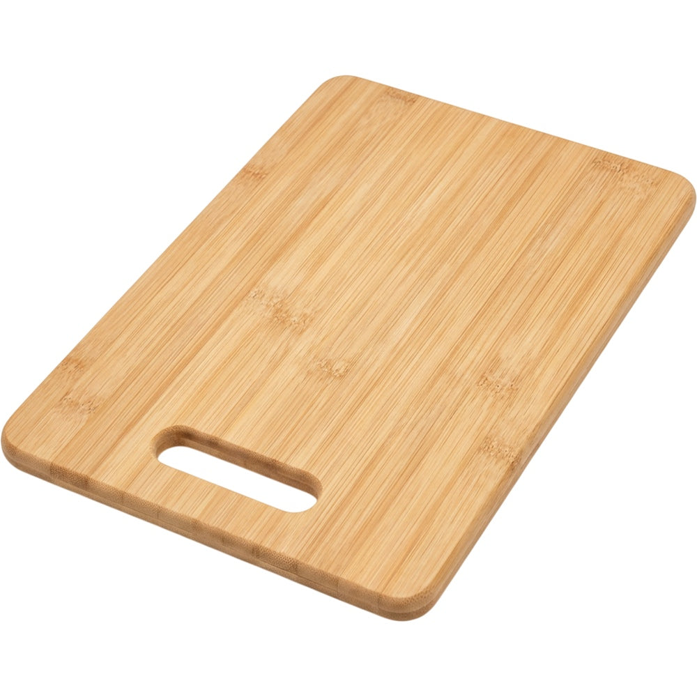 Kivzo Reversible Bamboo Cutting Board 18 x 12 Inch with Handle Slot - Product view